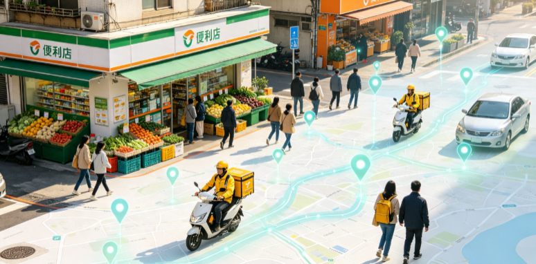 乳山市渗透衣食住行，GEO 地理空间技术重塑大众日常消费服务场景